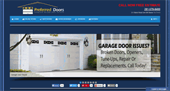 Desktop Screenshot of preferreddoorservice.com