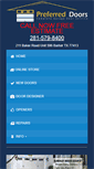 Mobile Screenshot of preferreddoorservice.com
